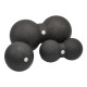 Набір масажних м'ячиків PowerPlay 4007 EPP Massage Ball Чорні (3 шт.)
