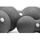 Набір масажних м'ячиків PowerPlay 4007 EPP Massage Ball Чорні (3 шт.)