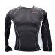 Термокофта (лонгслів) X TECH Maglia Race 3 Munica Lunga giroc Nero S/M Чорна