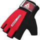 Рукавички для фітнесу RDX W1 HALF RED-XL