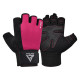 Рукавички для фітнесу RDX W1 HALF PINK PLUS-M