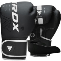 Боксерські рукавиці RDX F6 Kara Matte White 6 унцій (капа в комплекті)