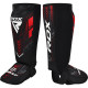 Захист для гомілок та стоп RDX NEOPRENE SHIN INSTEP IMMAF-1-RED-XL