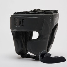 Боксерський шолом Leone CS435 BLACK Edition M (капа у комплекті)