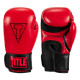 Боксерські рукавиці TITLE Boxing Vegan Gloves Red/Black 8 oz