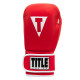 Боксерські рукавиці TITLE Boxing Pro Style Leather Gloves3.0 Red/White 12 oz