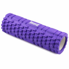 Масажний ролик (роллер) PowerPlay 4342 Massage Roller Фіолетовий (30x10см.)
