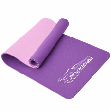 Килимок для йоги та фітнесу PowerPlay 4150 TPE Premium Performance Mat Фіолетовий (183x61x0.6 см.)