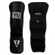 Захист гомілки та стопи TITLE Boxing Vinyl Shin-Instep Guards 2.0 Black дорослі