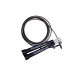 Скакалка швидкісна PowerPlay 4202 Ultra Speed Rope Чорна (2,9m.)