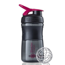 Шейкер спортивний (пляшка) BlenderBottle SportMixer 20oz/590ml Black/Pink (Original)