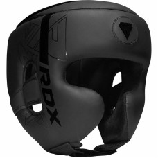 Боксерський шолом RDX F6 KARA Matte Black L