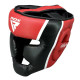 Боксерський шолом RDX AURA PLUS T-17 Red/Black L