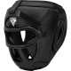 Боксерський шолом RDX T1 Grill Full Black S (капа у комплекті)