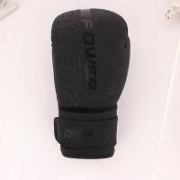 Боксерські рукавиці PowerPlay 3024 Ultra Mat Чорні 12 унцій