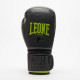 Боксерські рукавиці Leone GN313 WAVES Black 14 унцій (капу в комплекті)
