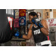 Боксерські рукавиці TITLE Boxing Dynamic Strike Black/Blue 16 oz