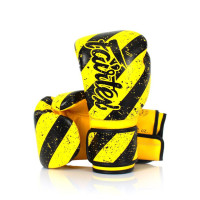 Боксерські рукавиці Fairtex BGV14Y Yellow/Black 10 унцій