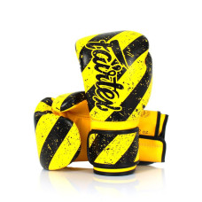 Боксерські рукавиці Fairtex BGV14Y Yellow/Black 10 унцій