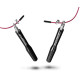 Скакалка швидкісна на підшипниках алюмінієва PowerPlay 4207 Elite Jump Rope Чорна (3m.)