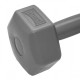 Гантель композитна PowerPlay 4124 Hercules 4 кг. Сіра (1 шт.)