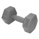 Гантель композитна PowerPlay 4124 Hercules 4 кг. Сіра (1 шт.)