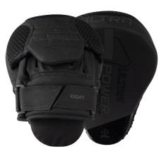 Лапи боксерські PowerPlay 3044 Pro Carbon Ultra Series Чорні PU [пара]