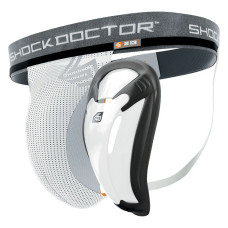 Захист паху Shock Doctor Supporter with Protective Cup - White, XL