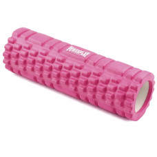 Масажний ролик (роллер) PowerPlay 4342 Massage Roller Рожевий (30x10см.)