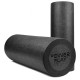 Масажний ролик (роллер) гладкий PowerPlay 4021 Fitness Roller Чорний (45x15см.)