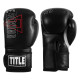 Боксерські рукавиці TITLE DYNAMIC STRIKE HEAVY BAG GLOVES Black 14 oz