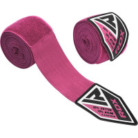 Бинти для боксу RDX WX Professional Boxing Hand Wraps Pink (4.5м.)