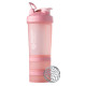 Шейкер спортивний BlenderBottle ProStak 22oz/650ml с 2-мя контейнерами Rose_Pink