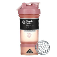 Шейкер спортивний BlenderBottle ProStak 22oz/650ml с 2-мя контейнерами Rose_Pink