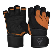 Рукавички для фітнесу RDX MICRO TAN/BLACK PLUS-S