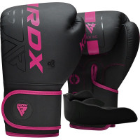 Боксерські рукавиці RDX F6 MATTE PINK-10OZ (капа в комплекті)