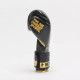 Боксерські рукавиці Leone GN220 DNA Black 10 унцій (бинти 4 м. в комплекті)