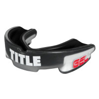 Капа TITLE Boxing Gel Triple-Shox 2.0 Black/Grey доросла (вік 11+) Grey/Black