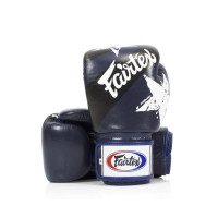 Боксерські рукавиці Fairtex BGV1 Nation Print Blue 12 унцій