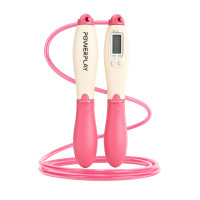 Скакалка з лічильником PowerPlay 4216 Jump Rope Рожева 2.8 см.