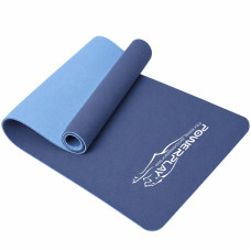 Килимок для йоги та фітнесу PowerPlay 4150 TPE Premium Performance Mat Океанічний (183x61x0.6 см.)