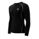 Рашгард з довгим рукавом RDX Lycra Black S