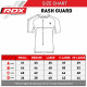 Рашгард з коротким рукавом RDX Lycra Black S