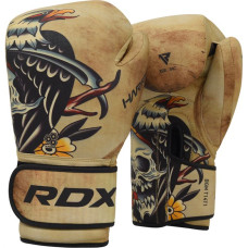 Боксерські рукавиці RDX T14 HARRIER Brown Tattoo 12 ун.