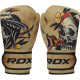 Боксерські рукавиці RDX T14 HARRIER Brown Tattoo 12 ун.