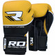 Боксерські рукавички RDX Quad Kore Yellow 10 ун.