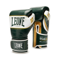 Боксерські рукавички Leone Shock X Green 10 ун.