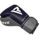 Боксерські рукавички RDX Leather Pro C4 Blue 12 ун.