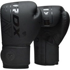 Боксерські рукавички RDX F6 Matte Black 10 ун.