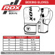 Боксерські рукавички RDX F6 Matte Black 10 ун.